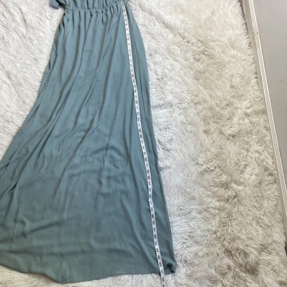 Show Me Your MuMu Kendall Maxi Dress Silver Sage - Picture 5 of 9